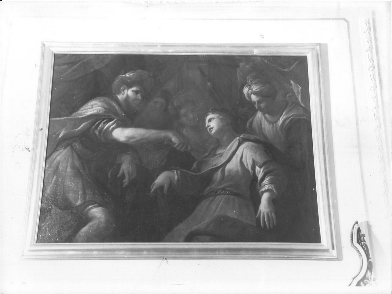 sacrificio della figlia di Jefte (dipinto, opera isolata) - ambito genovese (metà sec. XVII)