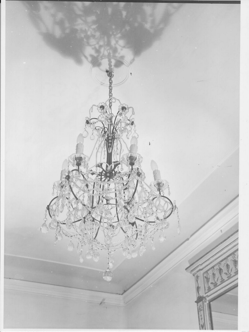 lampadario, opera isolata - bottega italiana (sec. XIX)