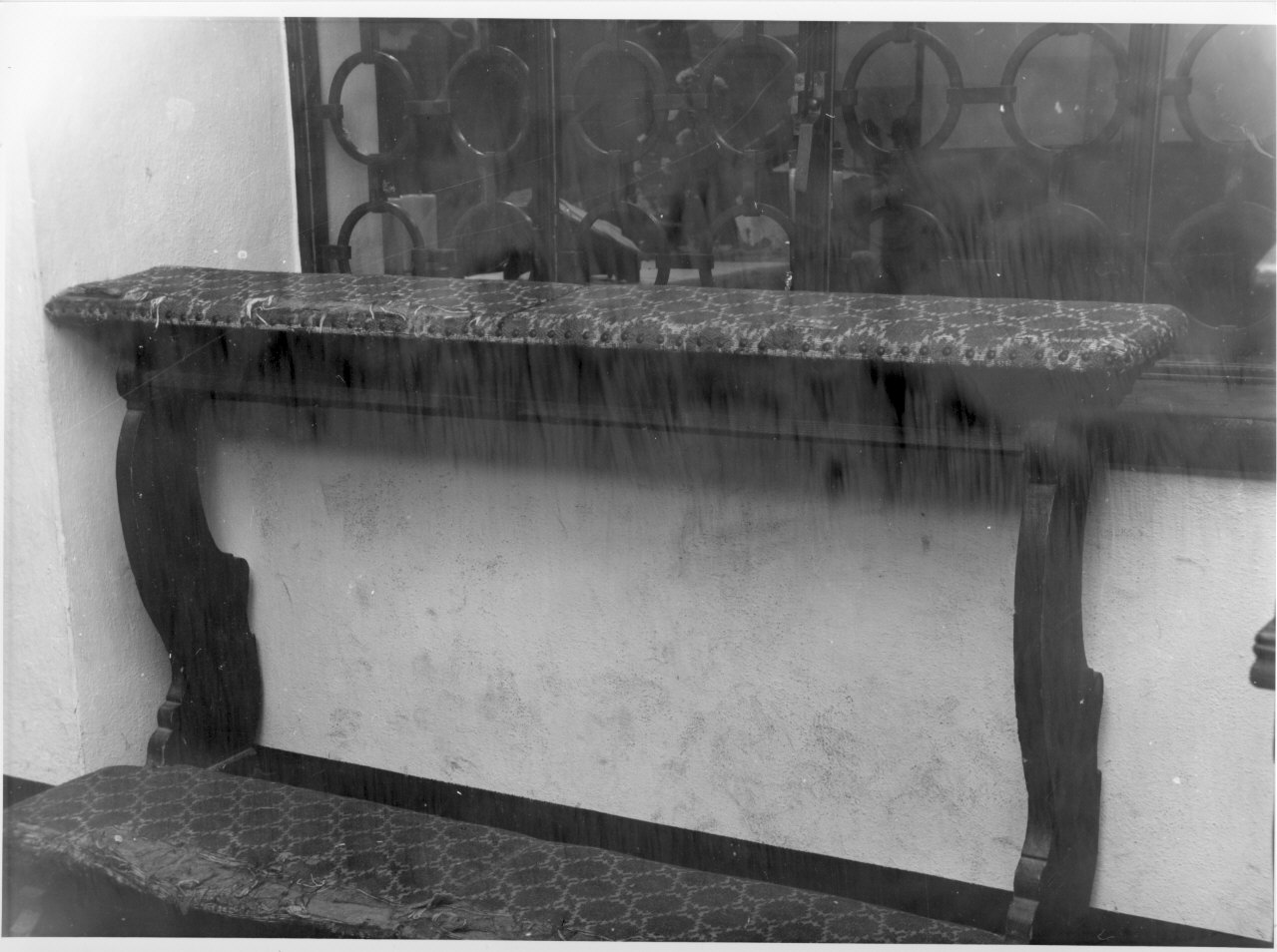 motivi decorativi vegetali (inginocchiatoio, opera isolata) - bottega ligure (sec. XIX)