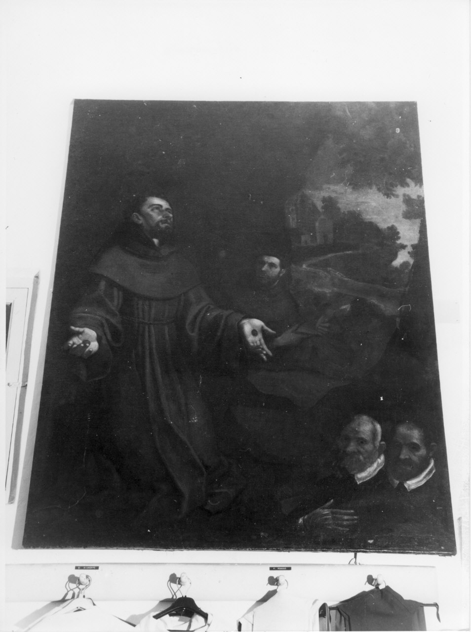 San Francesco d'Assisi riceve le stimmate (dipinto, opera isolata) - ambito ligure (sec. XVII)