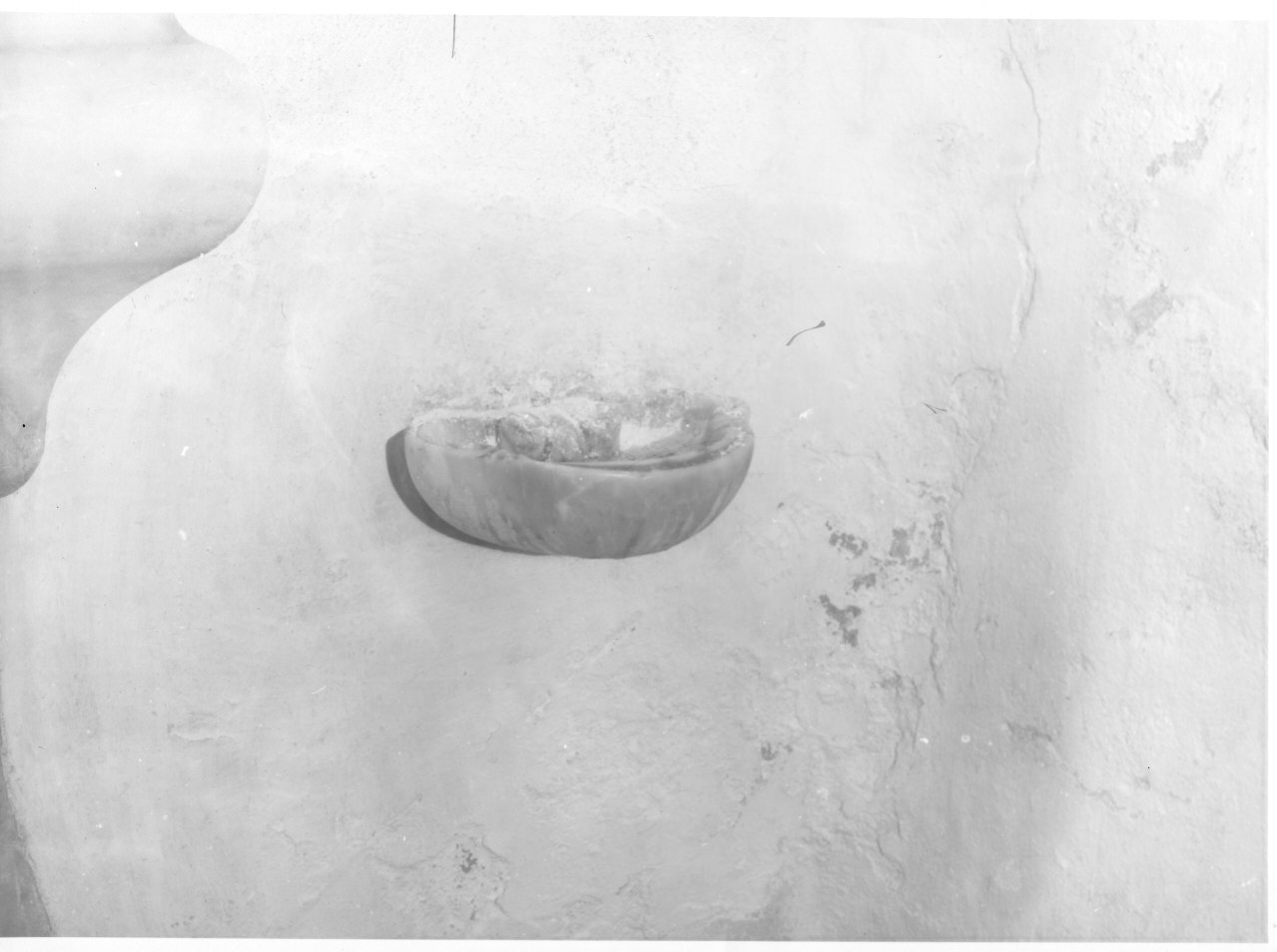 conchiglia (acquasantiera, opera isolata) - bottega ligure (sec. XVIII)