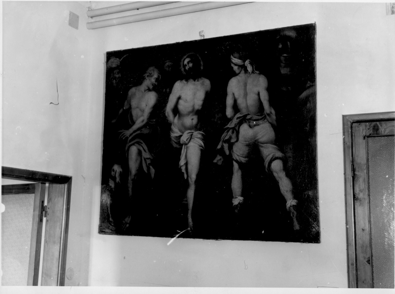 flagellazione di Cristo (dipinto, opera isolata) - ambito italiano (prima metà sec. XVII)