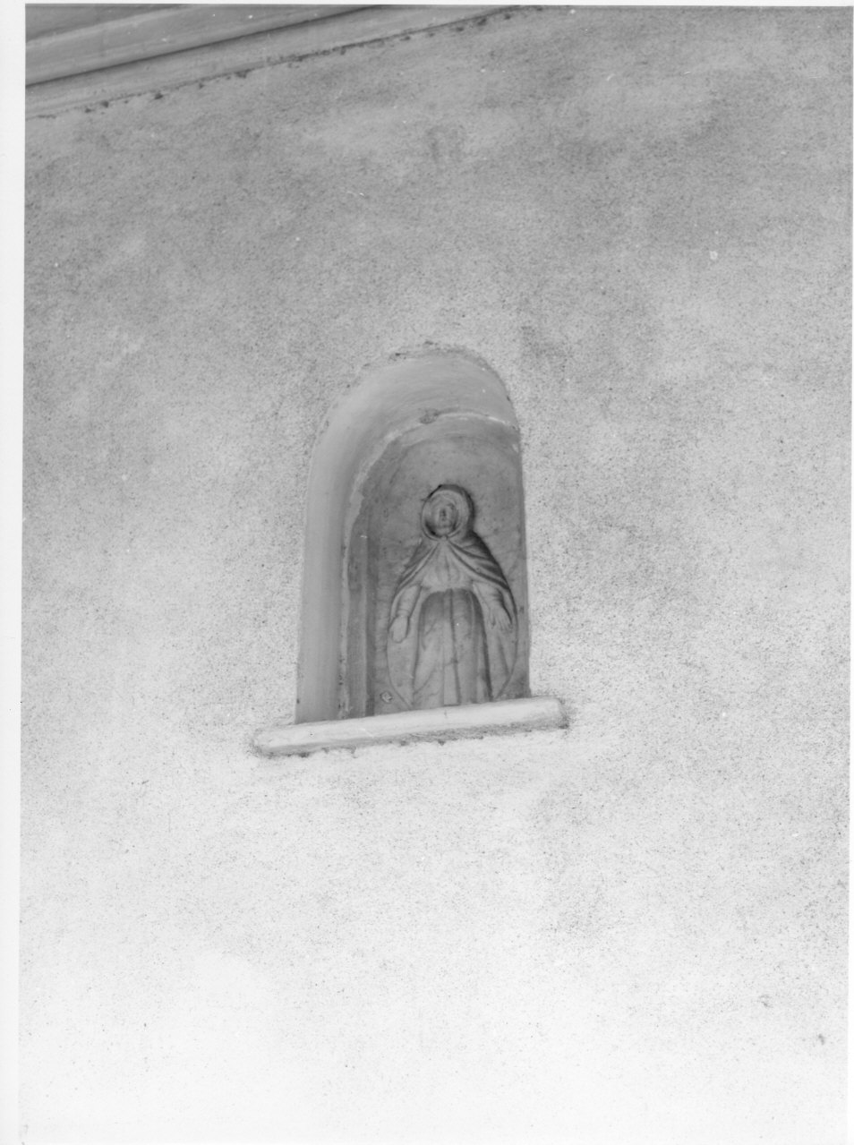 Madonna della Misericordia (rilievo, opera isolata) - bottega ligure (metà sec. XVII)