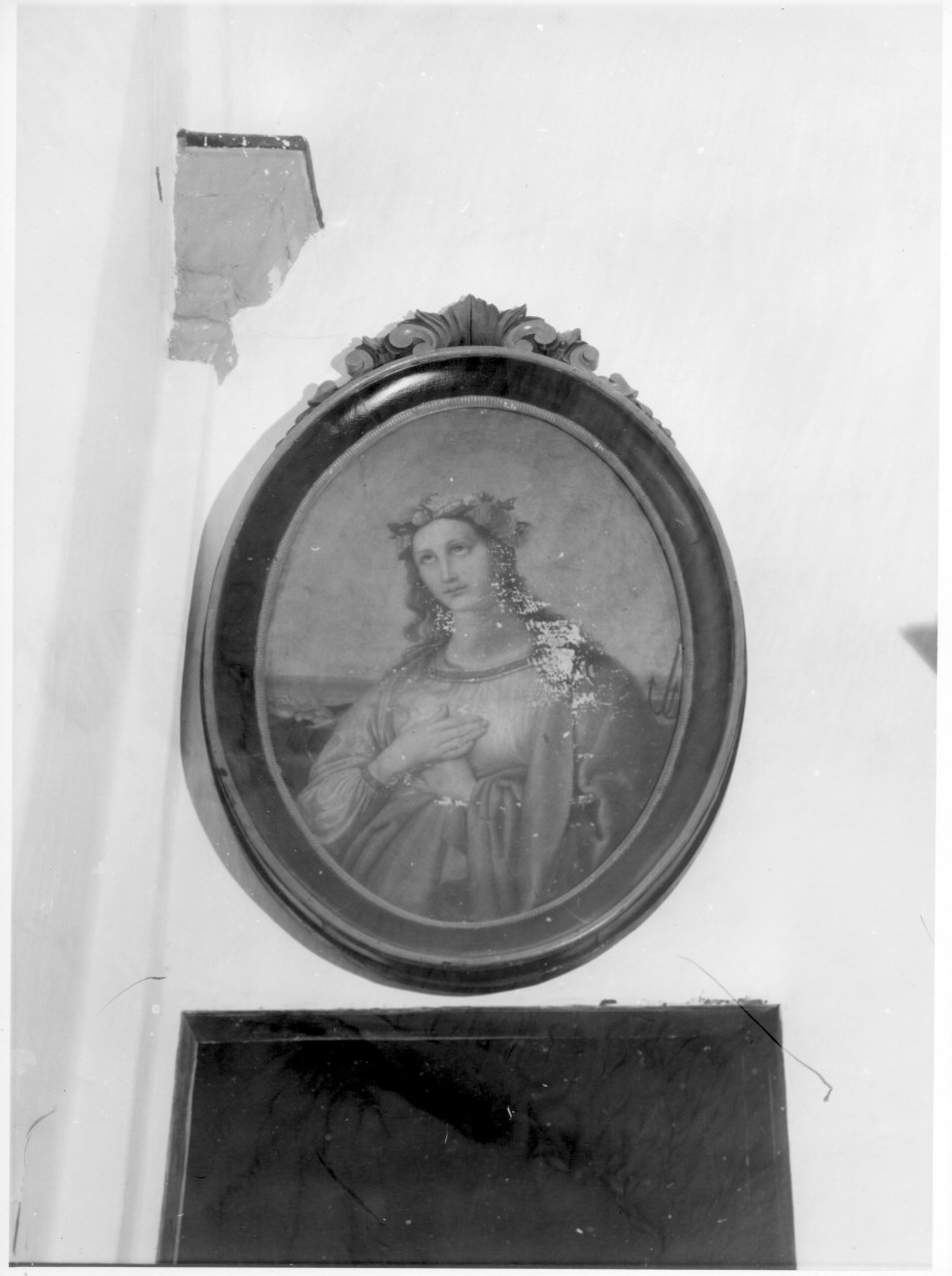 Santa (dipinto, opera isolata) - ambito italiano (sec. XIX)