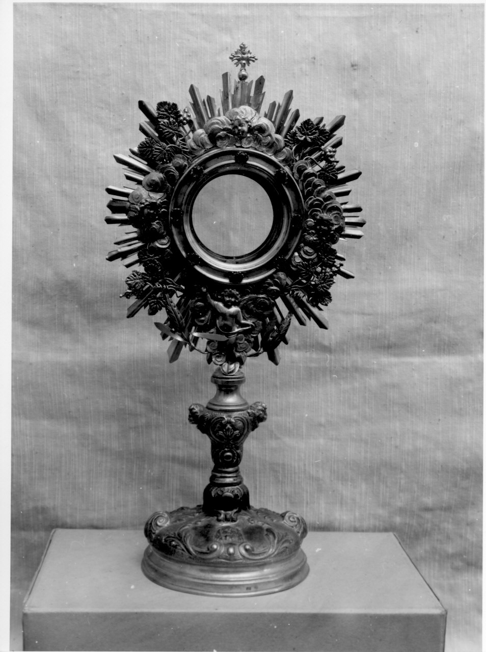 cherubini (ostensorio, opera isolata) - bottega ligure (fine sec. XIX)