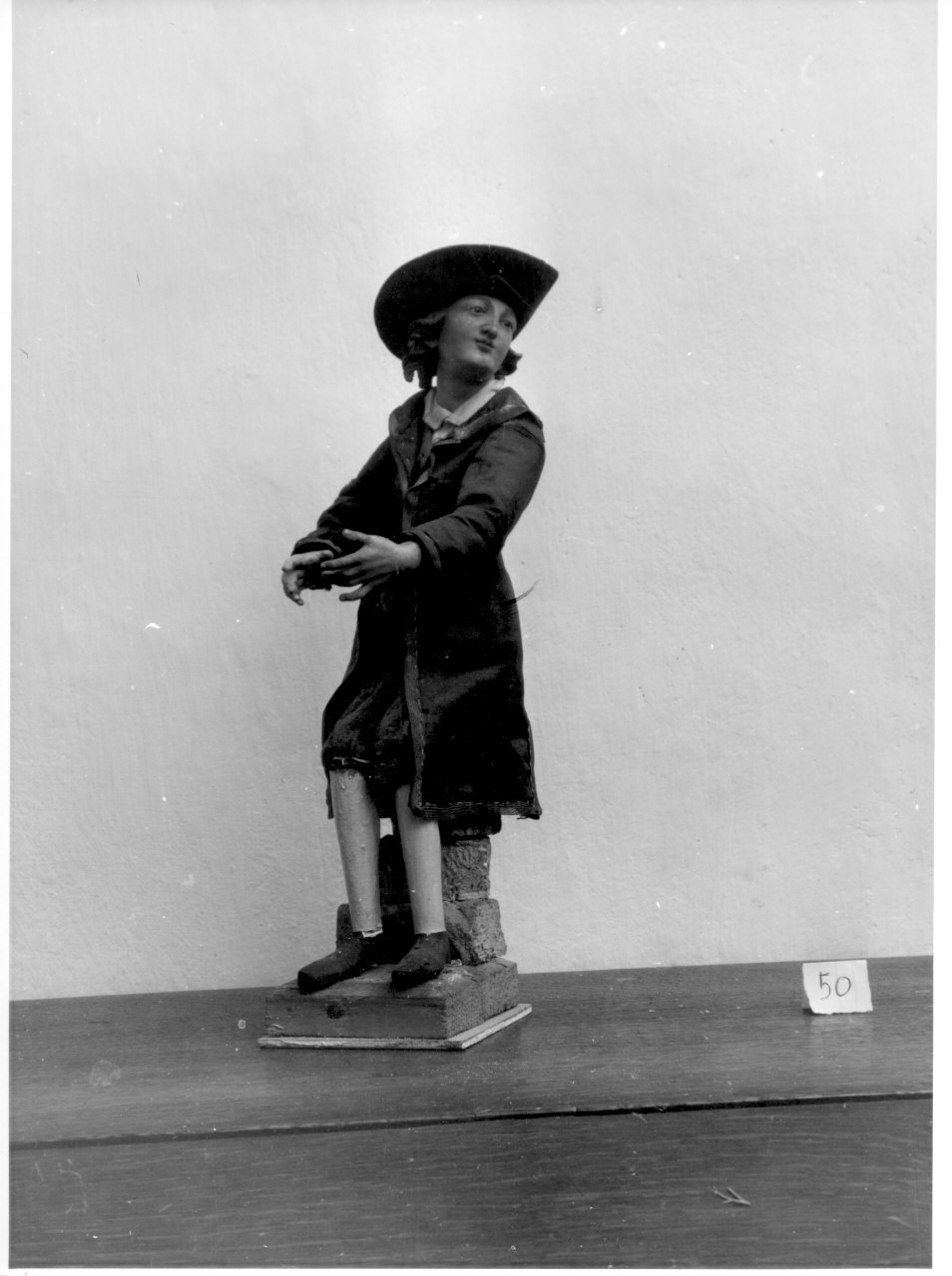 giovane (statuetta di presepio, opera isolata) - bottega ligure (sec. XVIII)