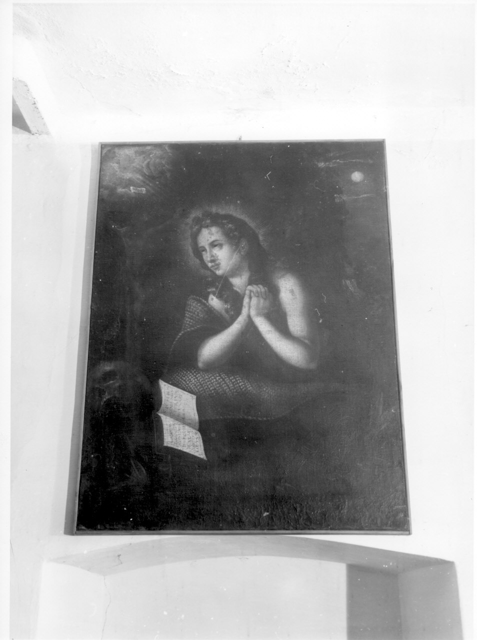 Santa Maria Maddalena penitente (dipinto, opera isolata) - ambito italiano (sec. XVII)