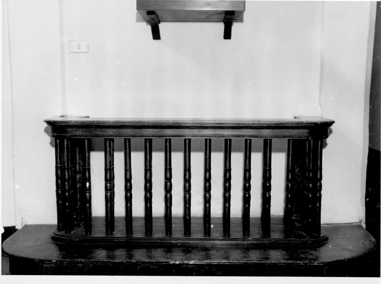 inginocchiatoio, opera isolata - bottega ligure (sec. XIX)