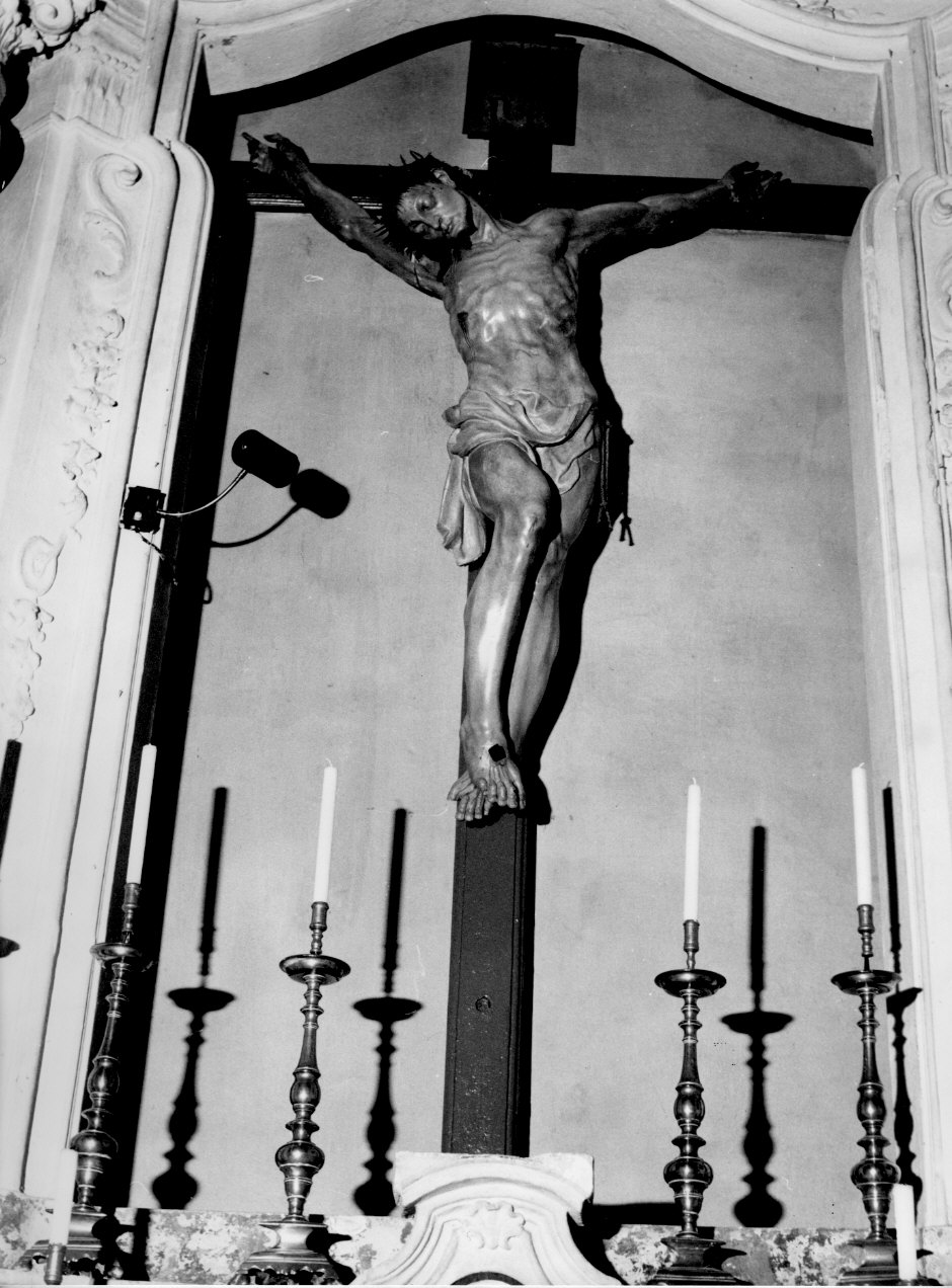 Cristo crocifisso (crocifisso, opera isolata) - bottega ligure (sec. XVIII)