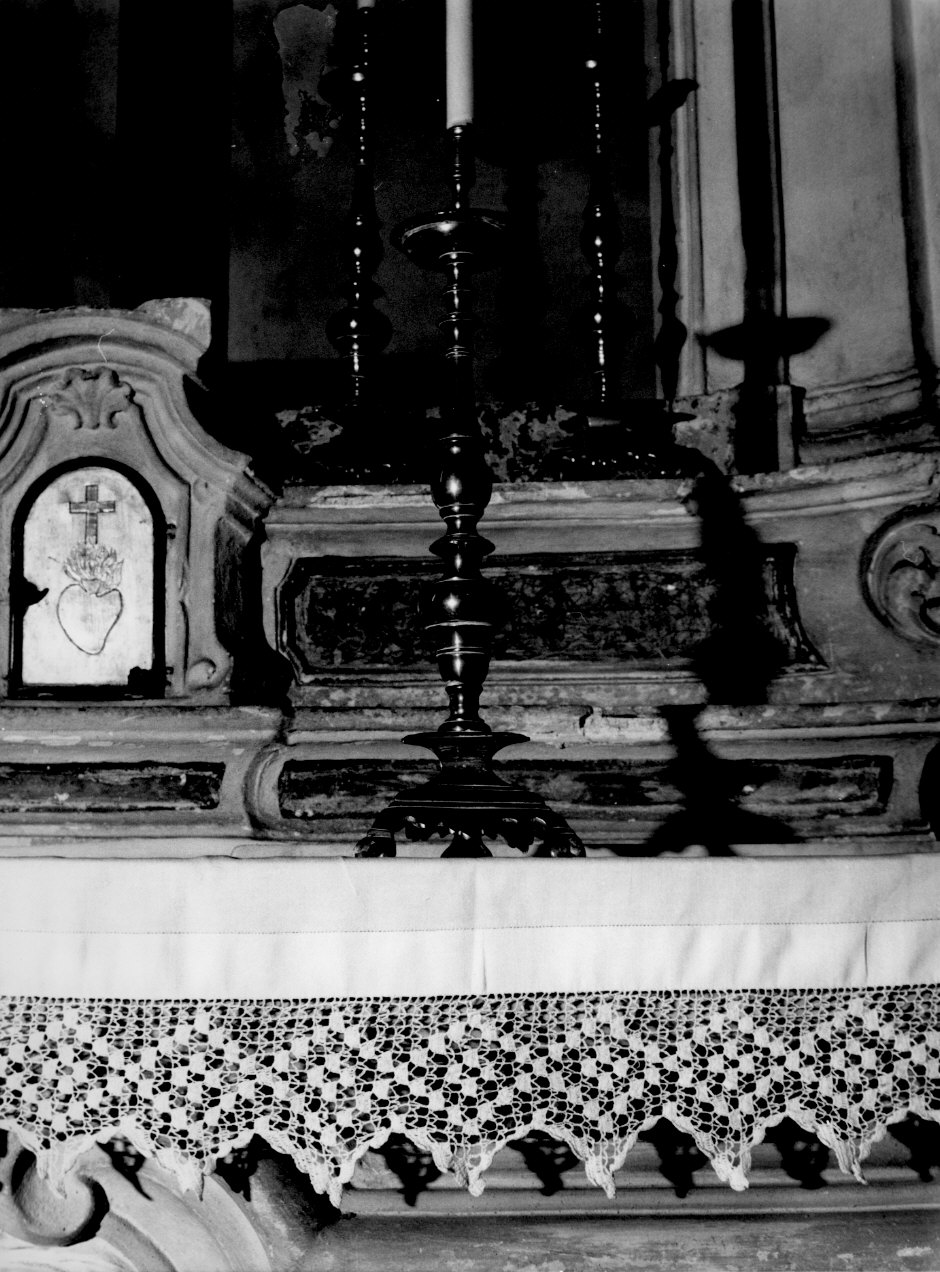 candelabro, serie - bottega italiana (sec. XVIII)