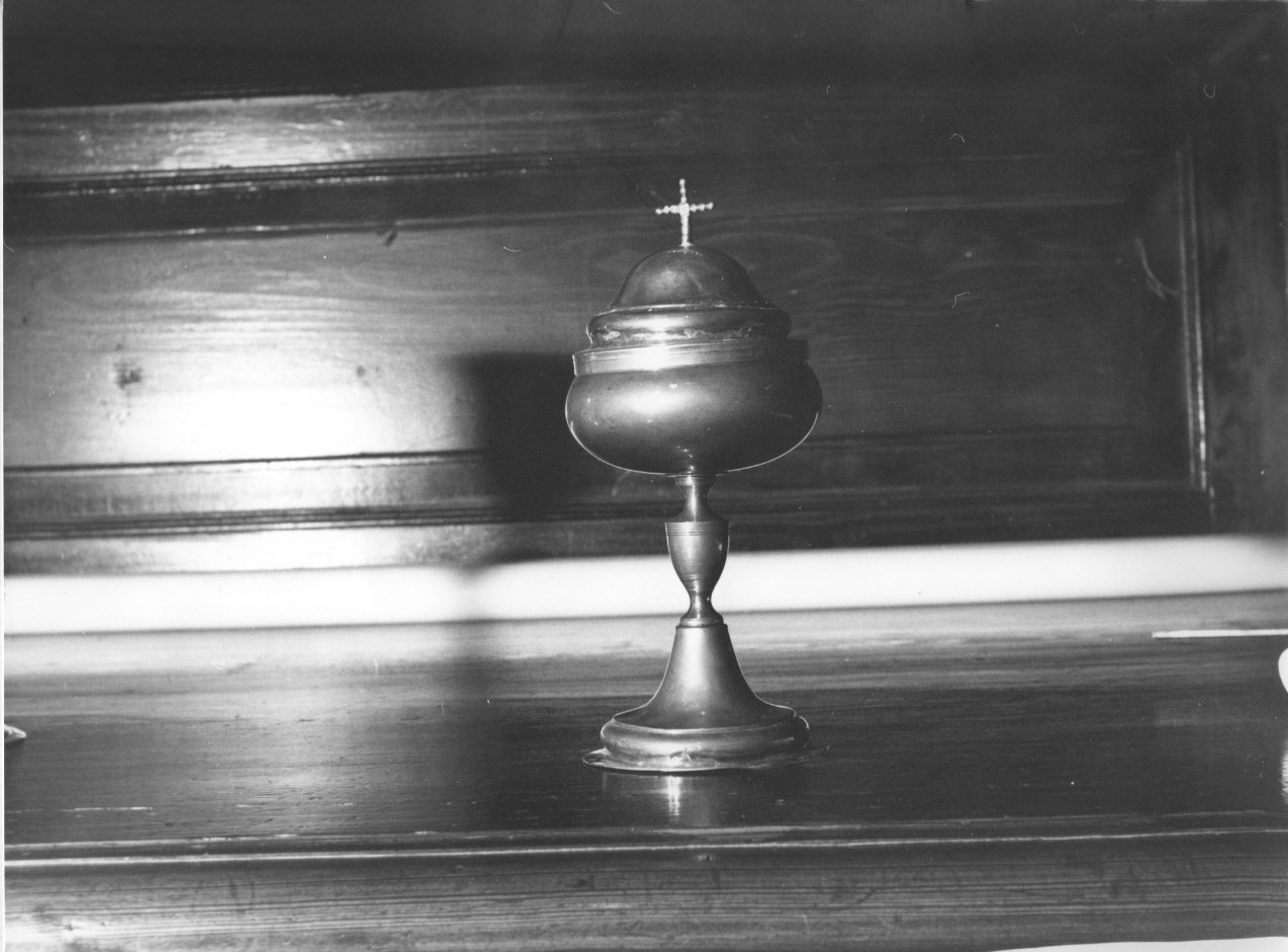 pisside, opera isolata - bottega ligure (sec. XIX)