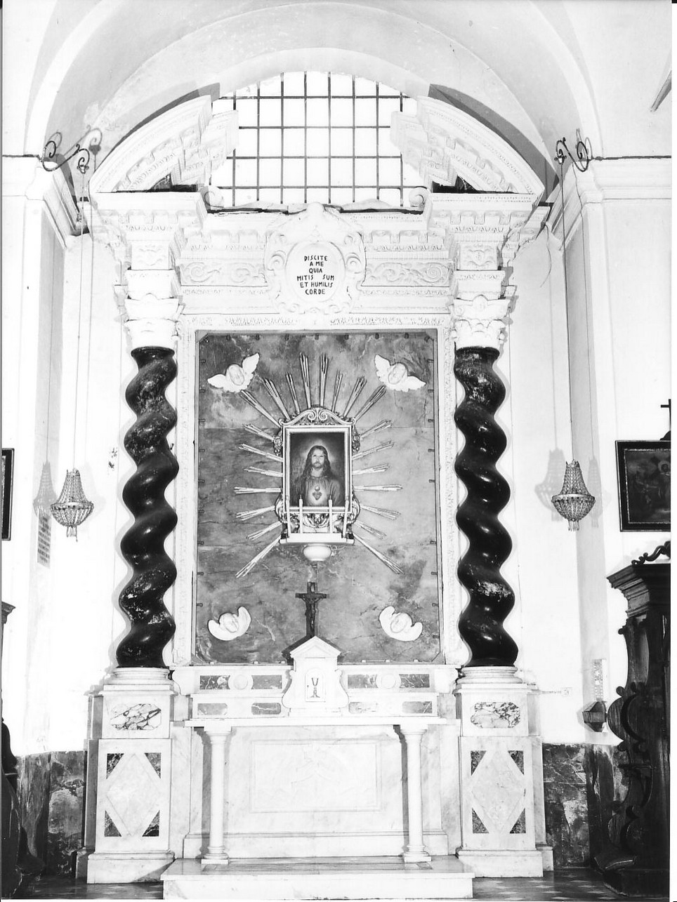 motivi decorativi architettonici (altare, opera isolata) - bottega ligure (seconda metà sec. XVIII)