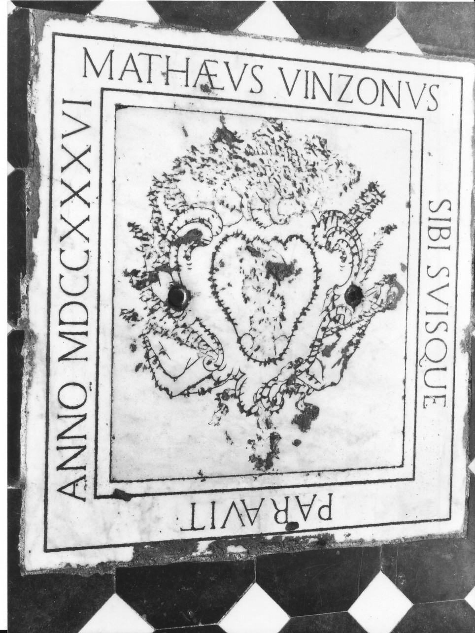 stemma (lastra tombale, opera isolata) - bottega ligure (sec. XVIII)