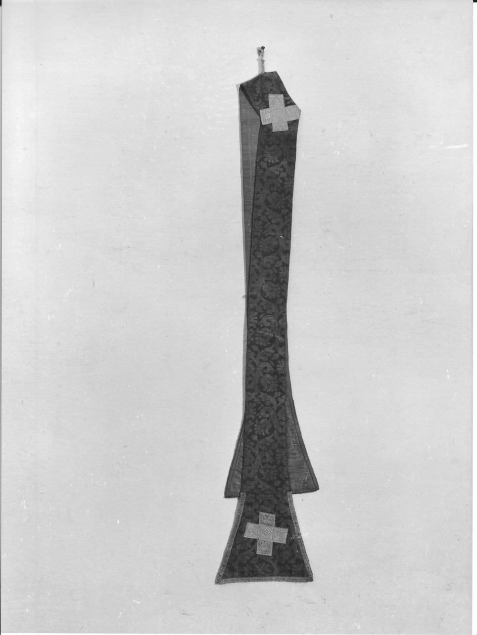 stola, opera isolata - manifattura ligure (secc. XVIII/ XIX)