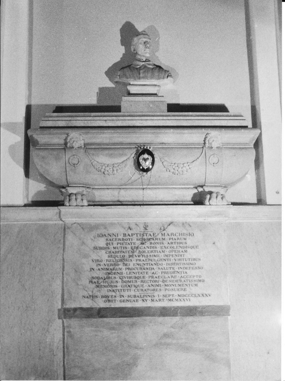 monumento funebre, opera isolata - bottega ligure (secondo quarto sec. XX)