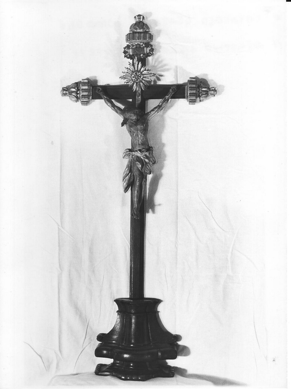 Cristo crocifisso (scultura, opera isolata) di Maragliano Anton Maria (scuola) (metà sec. XVIII)