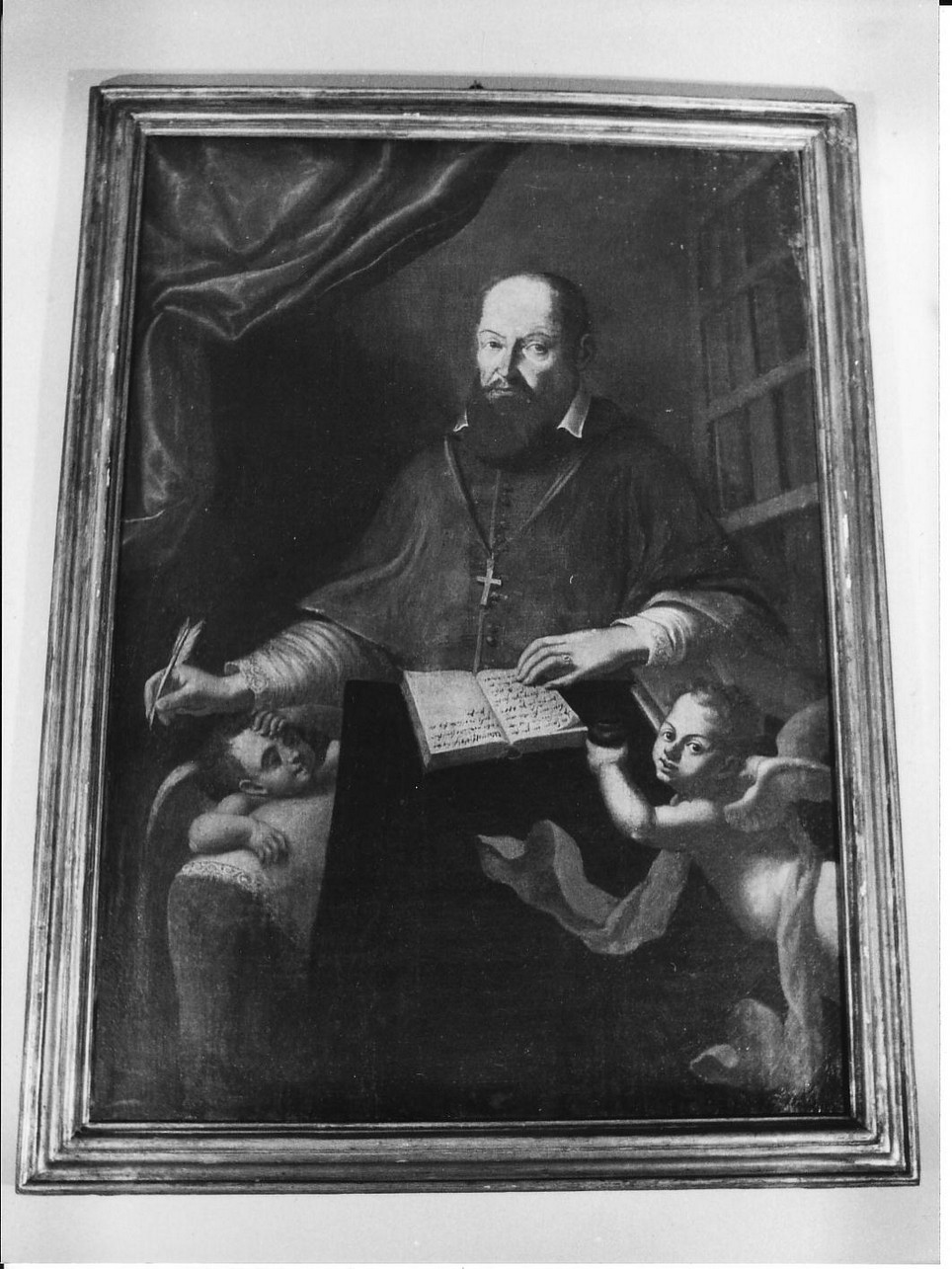 sacerdote (dipinto, opera isolata) - ambito ligure (inizio sec. XVIII)