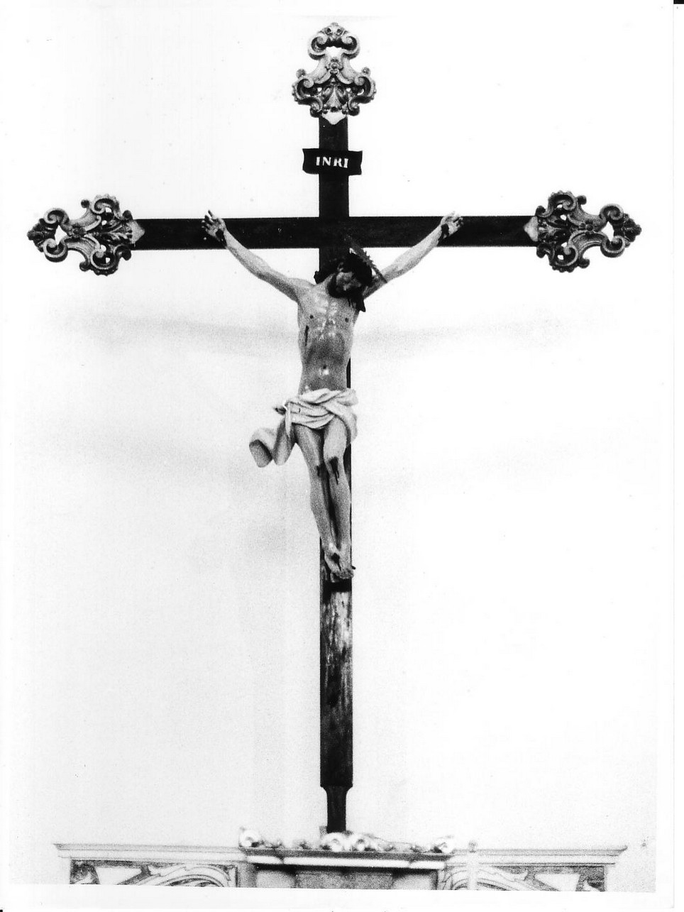 Cristo crocifisso (scultura, coppia) - bottega ligure (prima metà sec. XVIII)