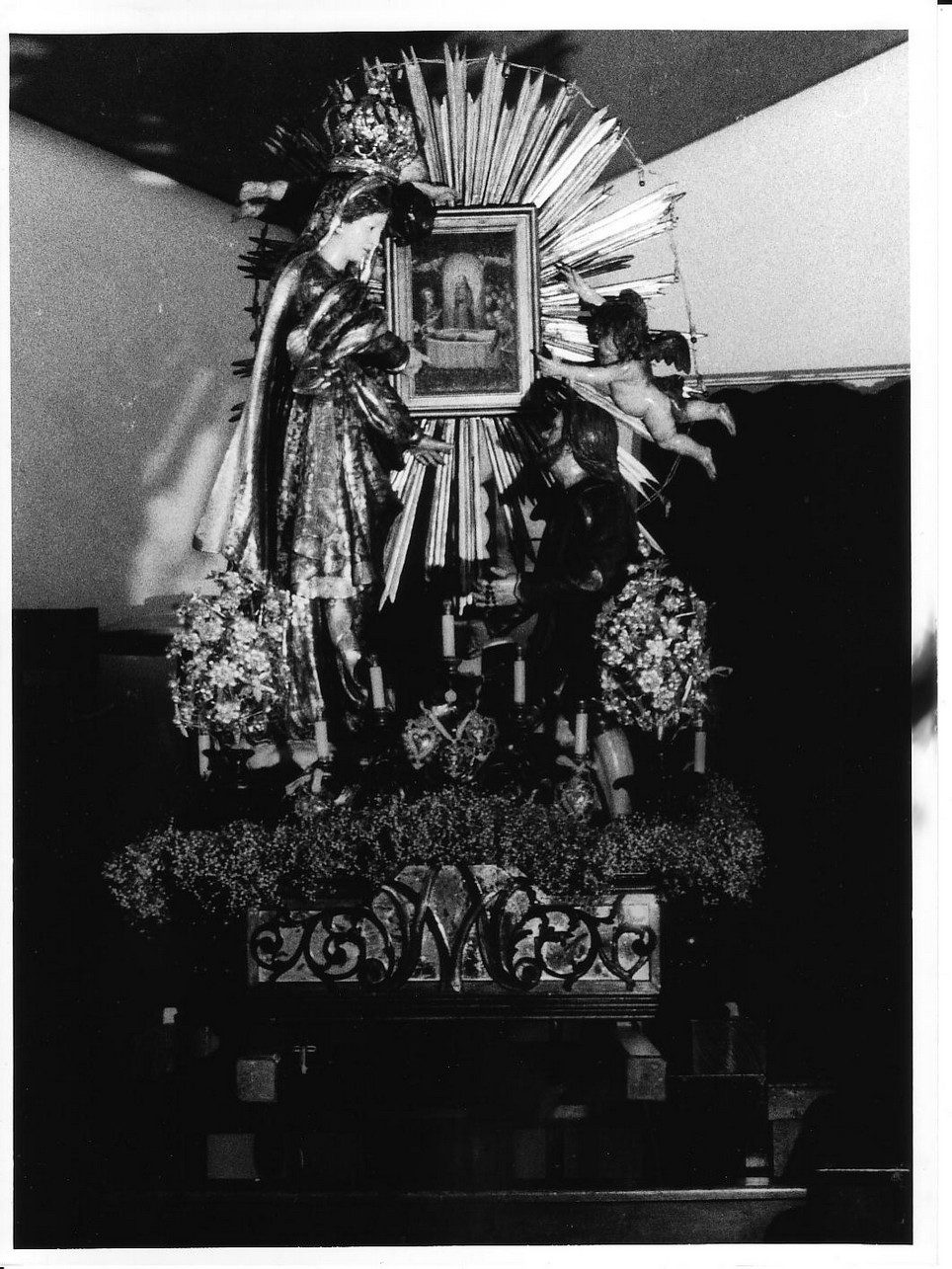 Madonna di Montallegro (macchina processionale, opera isolata) - bottega ligure (prima metà sec. XIX)