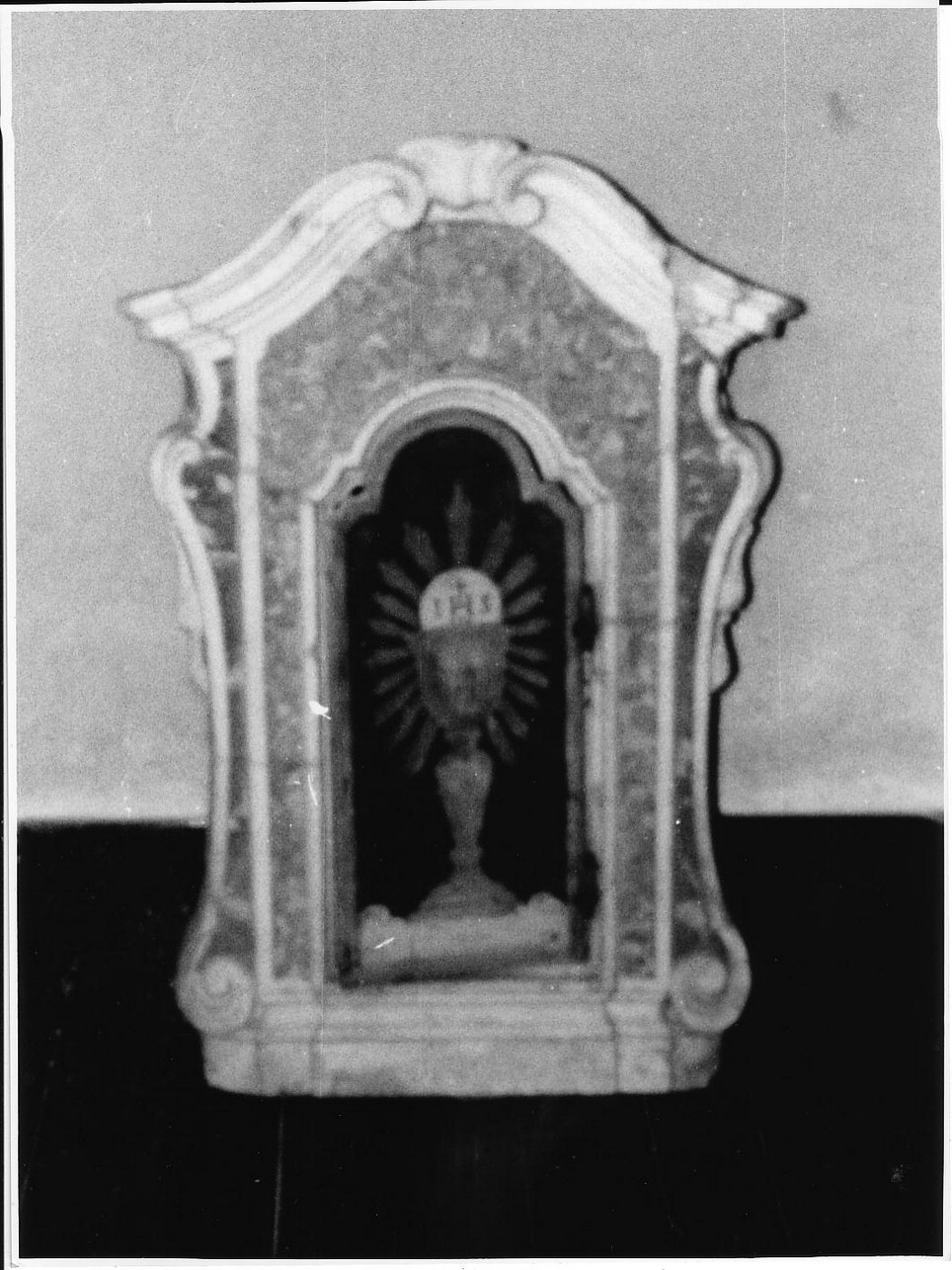 sportello di tabernacolo, opera isolata - bottega ligure (seconda metà sec. XVIII)