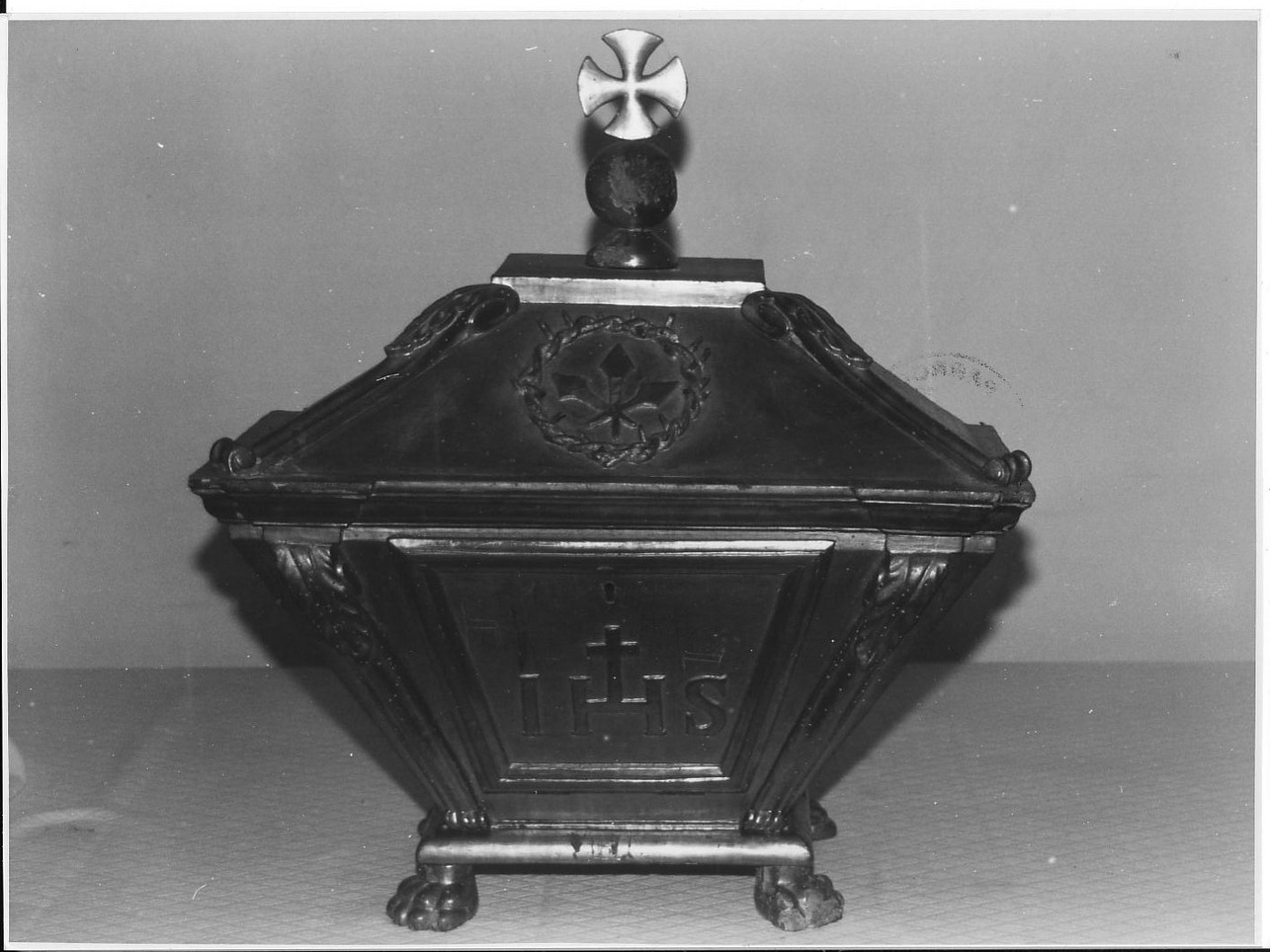 teca, opera isolata - bottega ligure (prima metà sec. XIX)