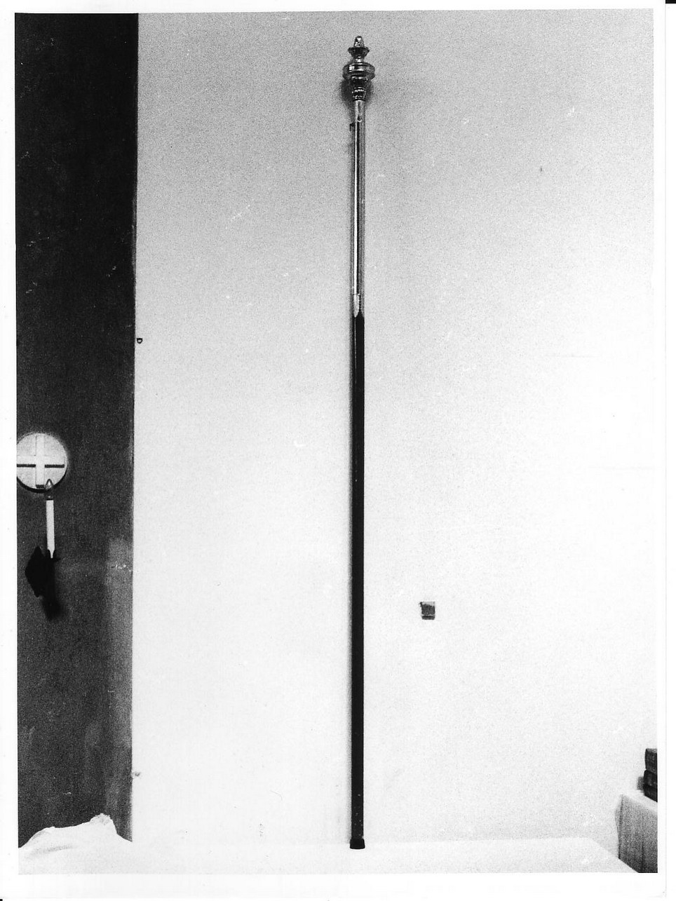 asta di baldacchino processionale, serie - bottega ligure (seconda metà sec. XVIII)