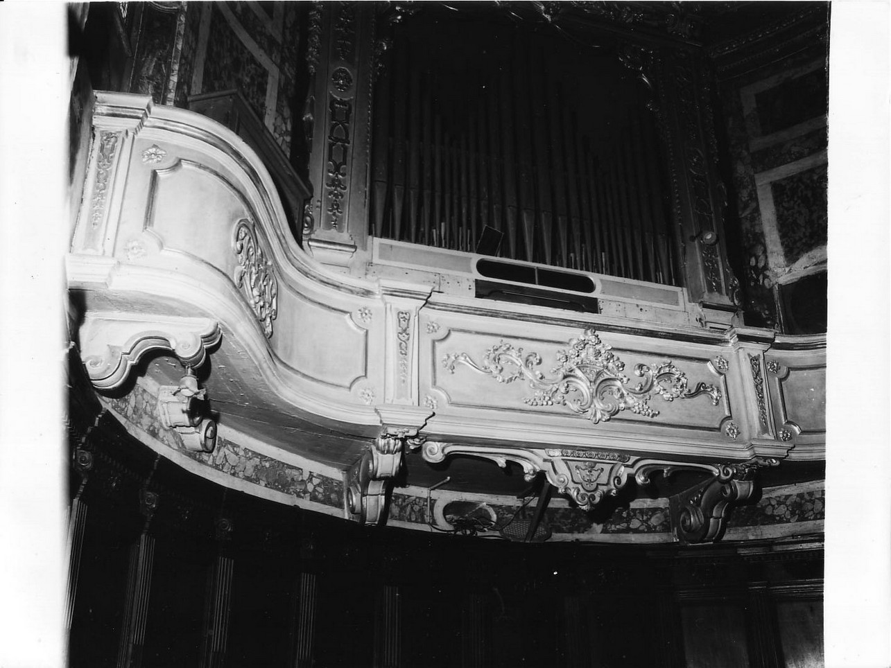 motivi decorativi vegetali (cantoria, opera isolata) - bottega ligure (prima metà sec. XIX)