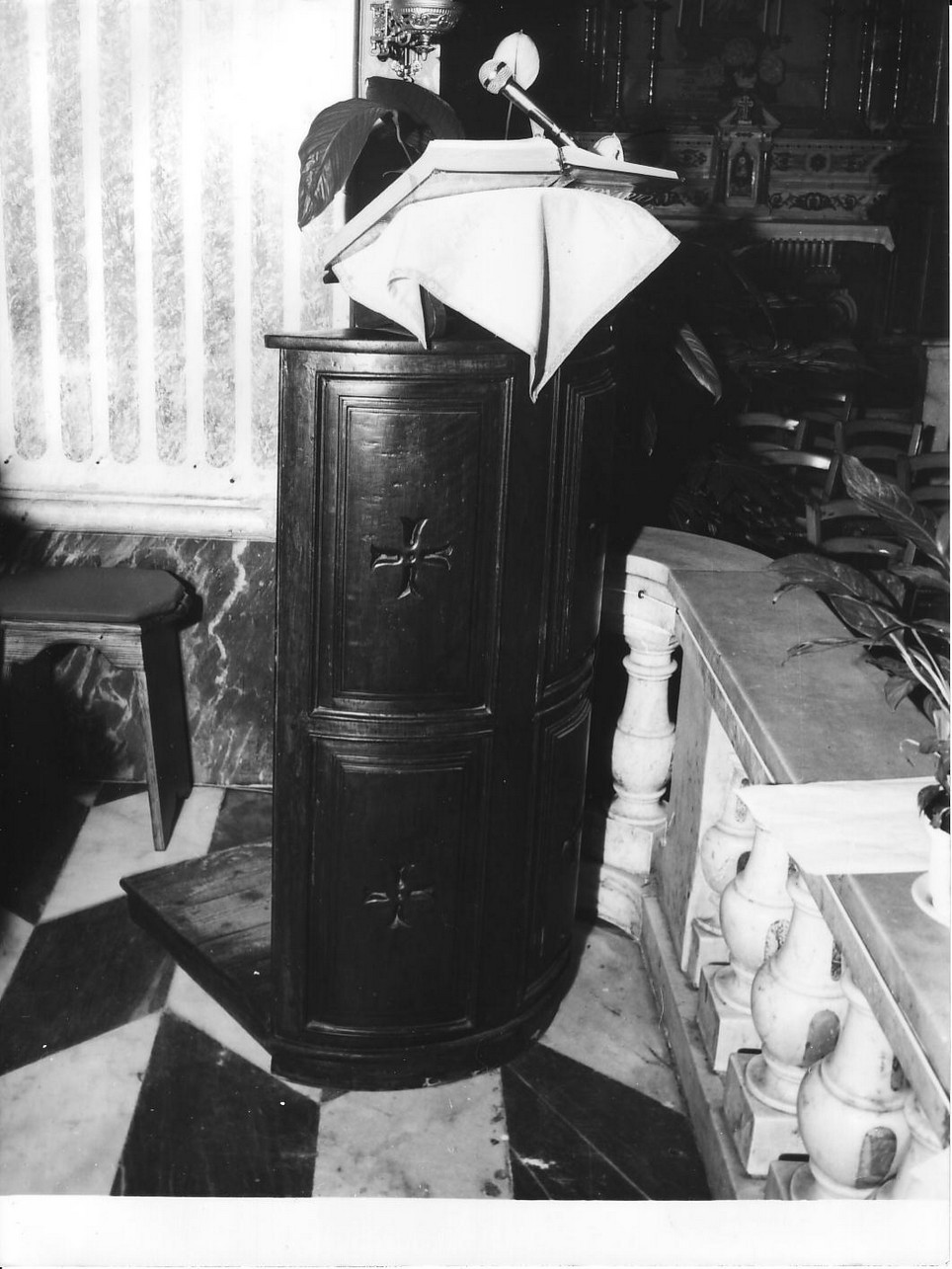 croce (pulpito, opera isolata) - bottega ligure (fine sec. XIX)