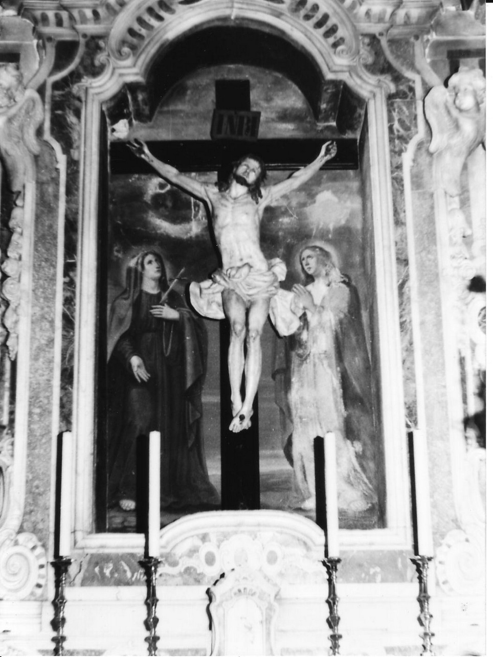 Madonna/ San Giovanni (dipinto, opera isolata) di Ivaldi Tommaso (sec. XIX)
