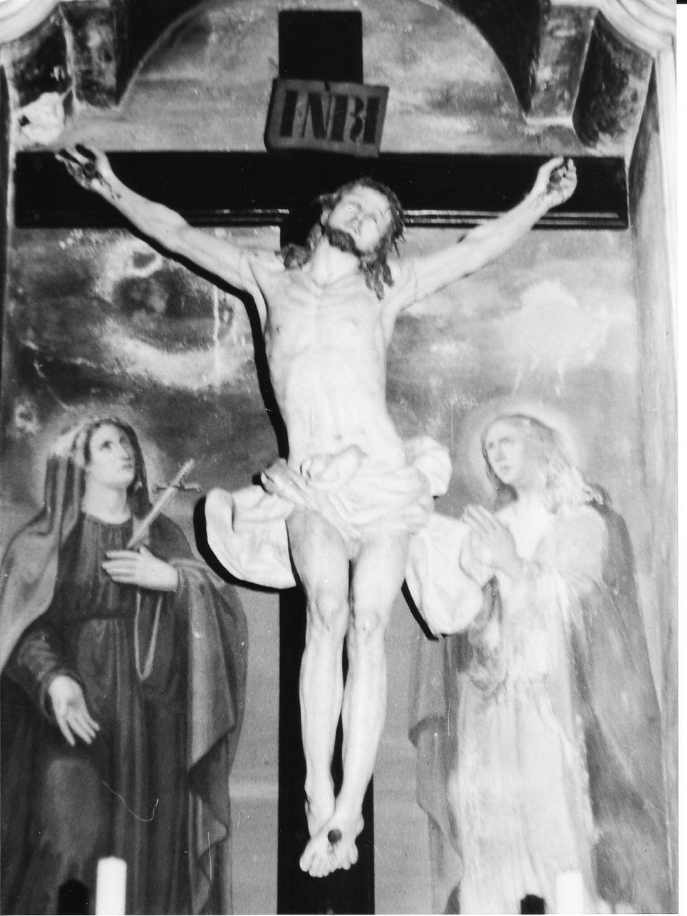 Cristo crocifisso (crocifisso, opera isolata) di Maragliano Anton Maria (sec. XVIII)