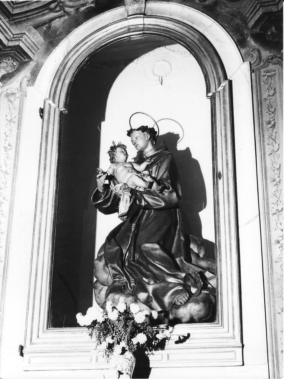 Sant'Antonio da Padova (statua, opera isolata) di Maragliano Anton Maria (scuola) (prima metà sec. XVIII)