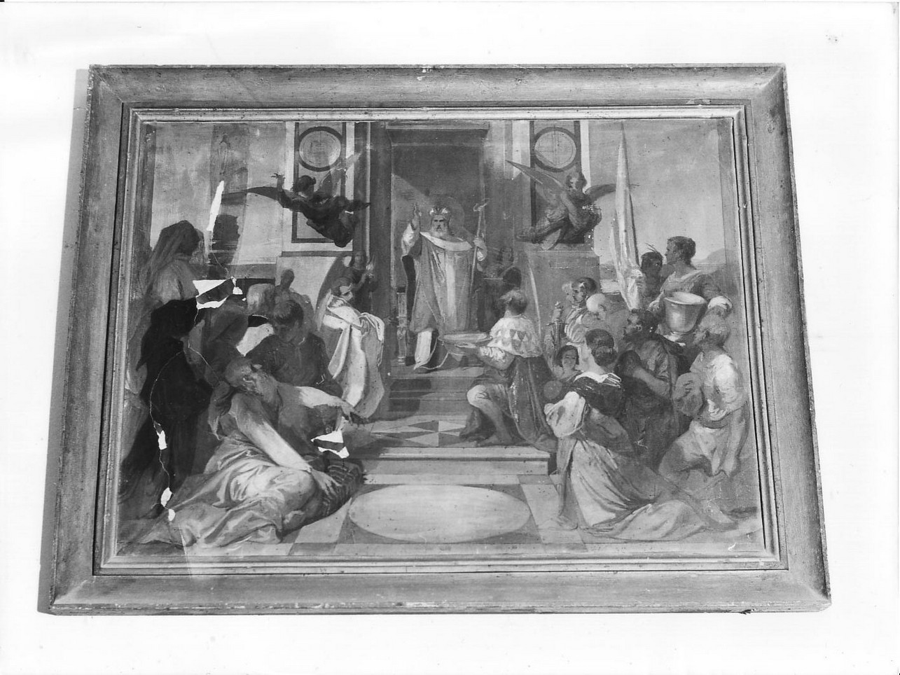 San Nicola di Bari (dipinto, opera isolata) di Gandolfi Francesco (sec. XIX)