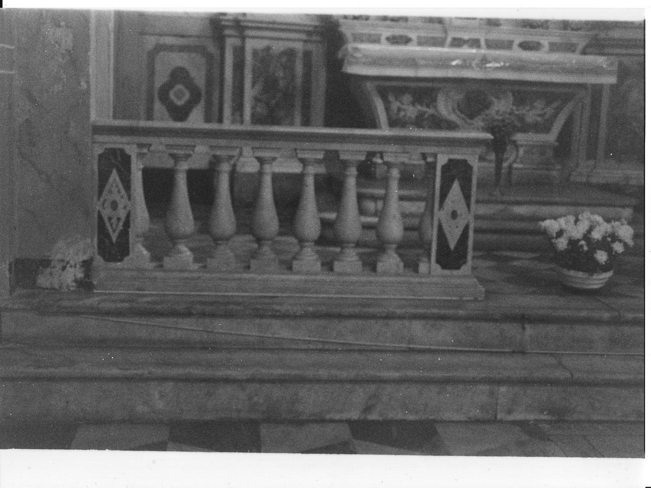 balaustrata, opera isolata - bottega ligure (prima metà sec. XVIII)