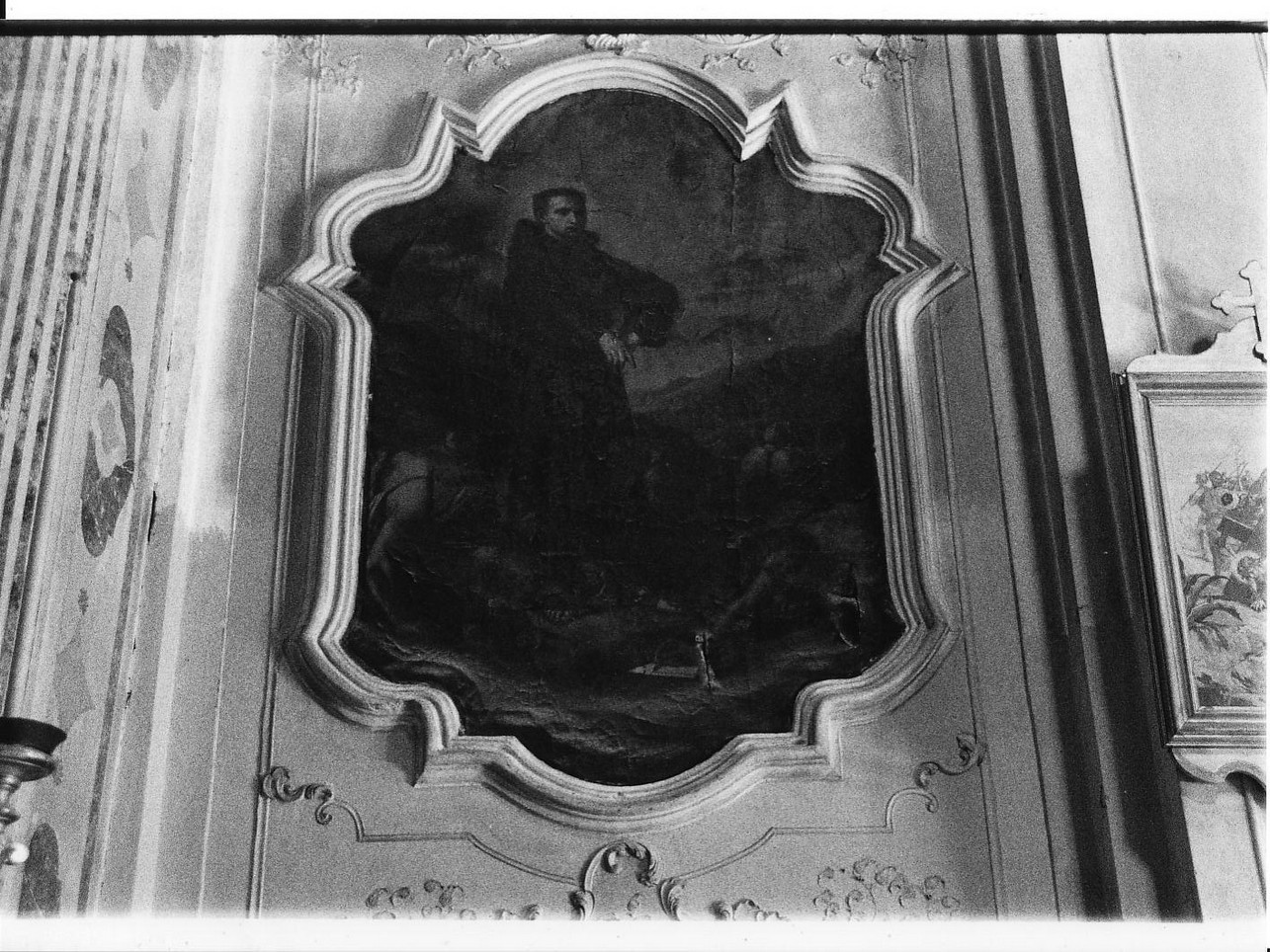 Sant'Antonio da Padova guarisce un indemoniato (dipinto, opera isolata) - ambito ligure (prima metà sec. XVIII)