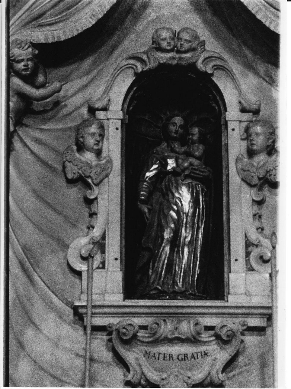 Madonna con Bambino (statua, opera isolata) - bottega ligure (sec. XVIII)