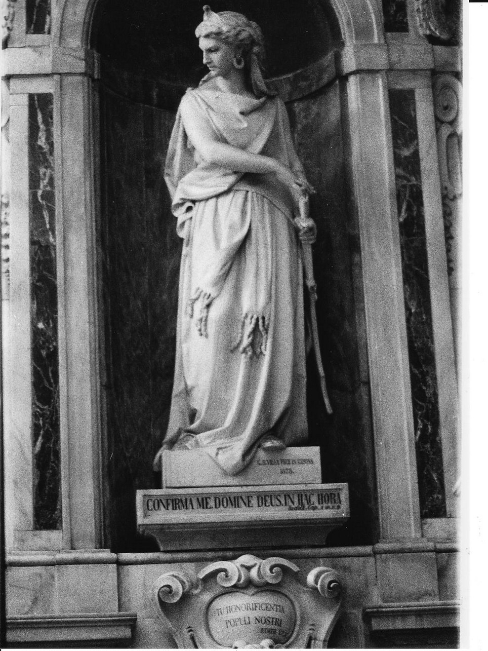Giuditta (statua, opera isolata) di Villa Giovanni Battista (sec. XIX)