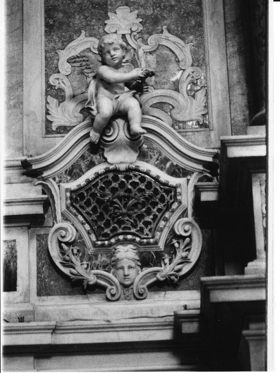 angelo con giglio (reliquiario a teca, coppia) di Quadro Anselmo (seconda metà sec. XVII)