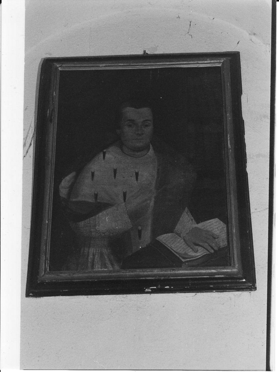 ritratto dell'Arciprete Ferri (dipinto, opera isolata) - ambito ligure (fine sec. XVIII)