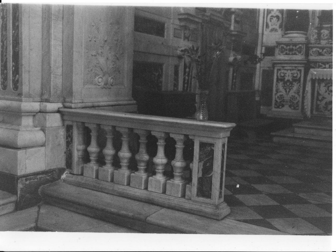 balaustrata, opera isolata - bottega ligure (metà sec. XVII)