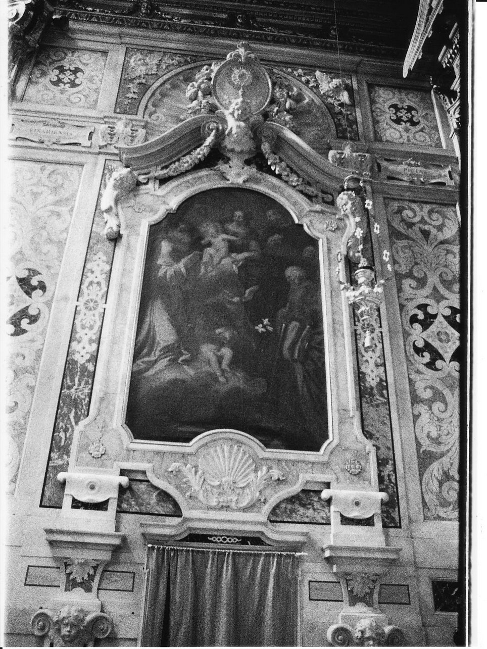 cornice architettonica, coppia - bottega ligure (sec. XIX)