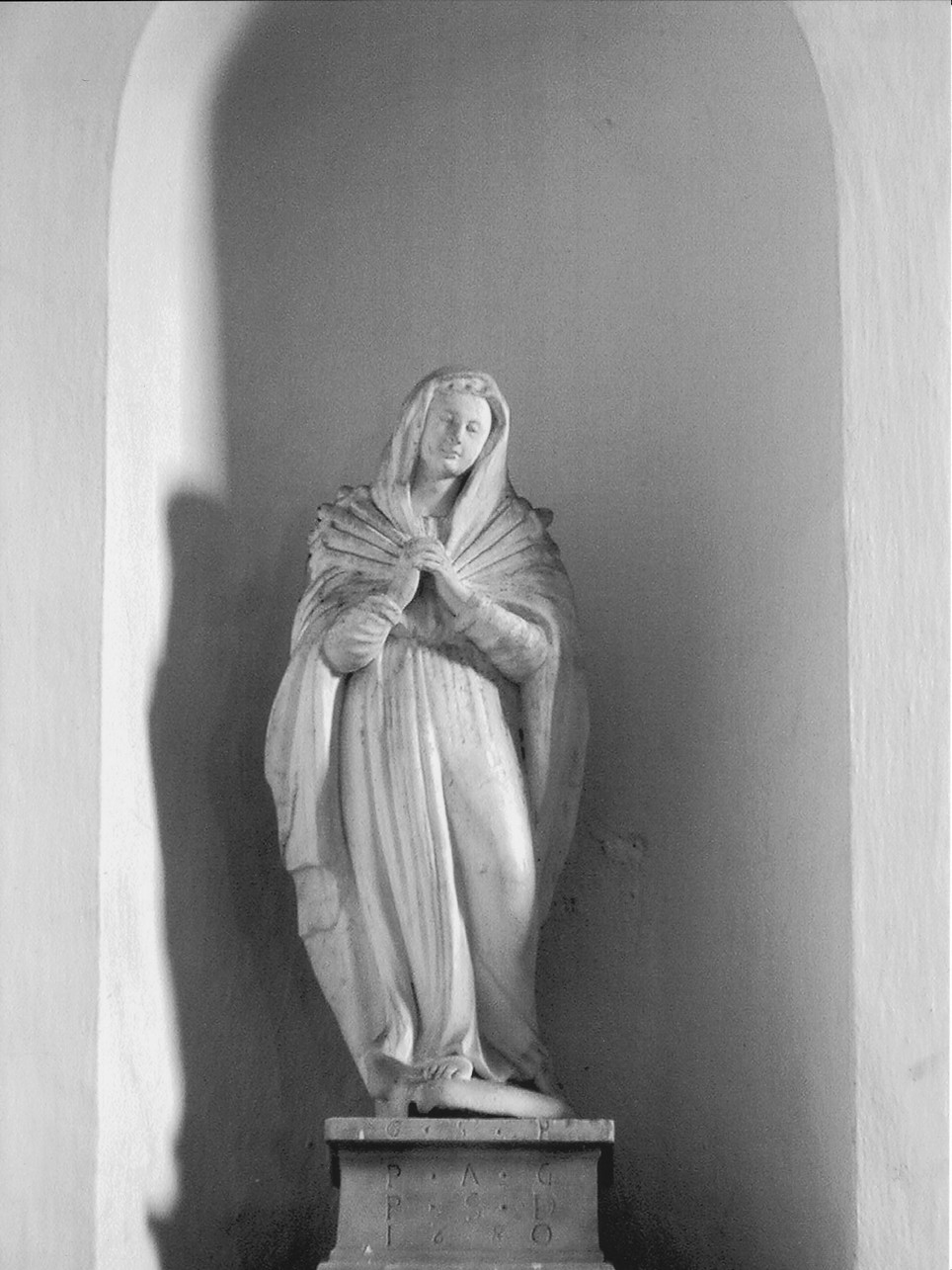 Madonna Addolorata (statua, opera isolata) - bottega ligure (sec. XVII)