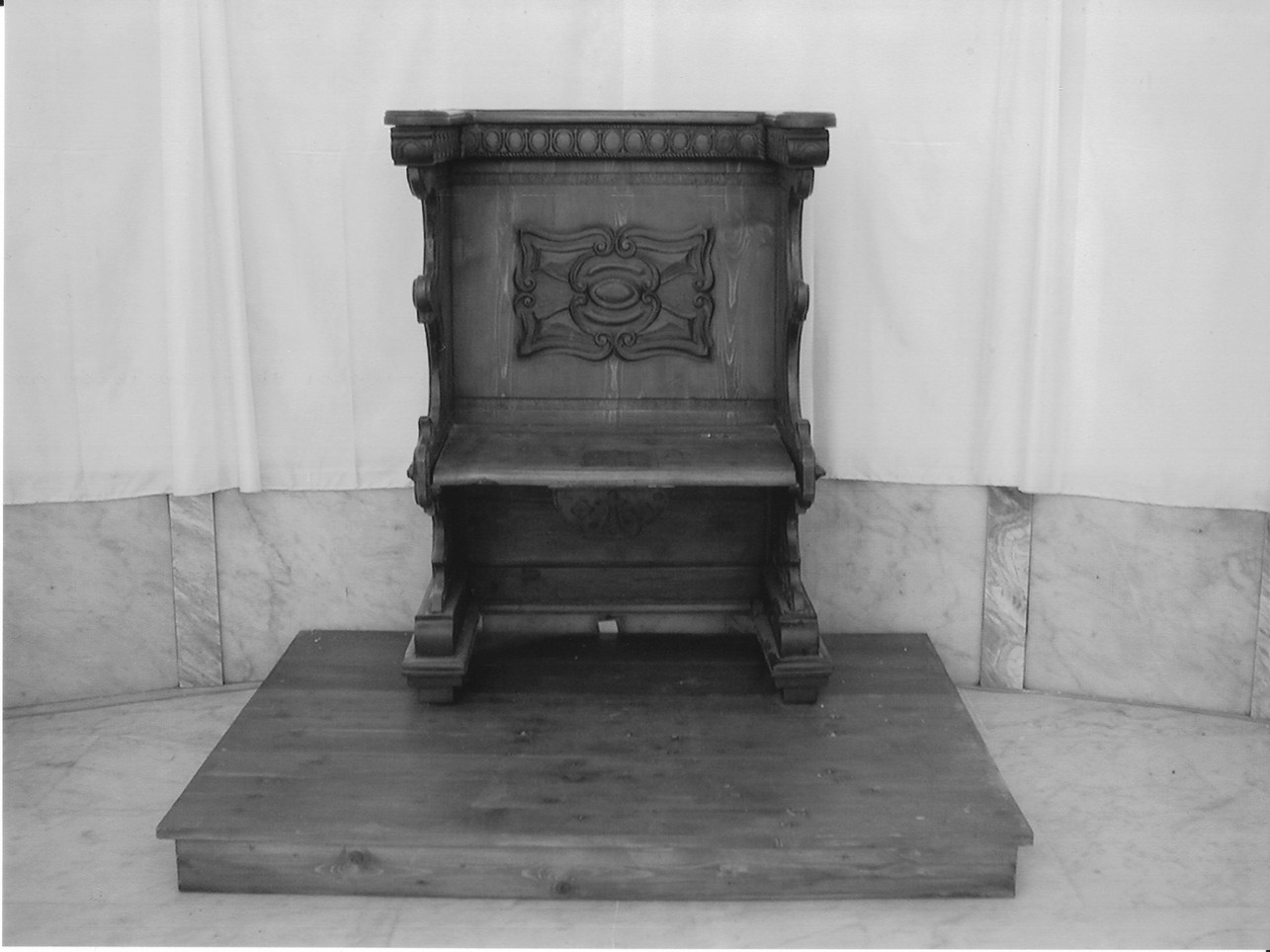 sedile, opera isolata - bottega ligure (sec. XVII)