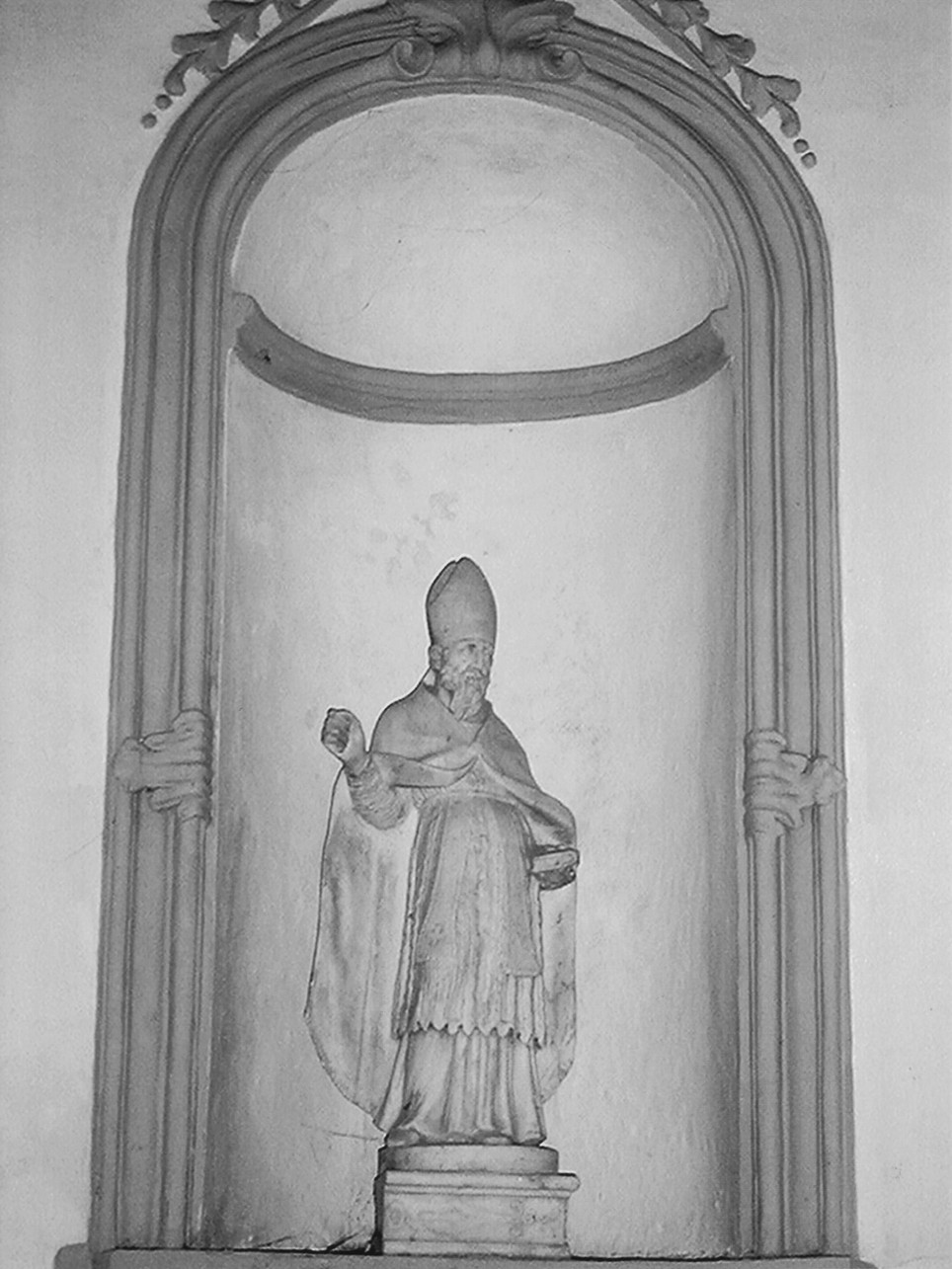 San Nicola di Bari (statua, opera isolata) - bottega ligure (sec. XVII)