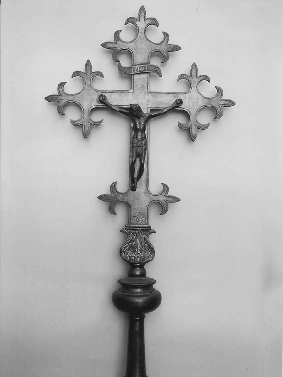 Cristo crocifisso (croce processionale, opera isolata) - bottega ligure (sec. XVII)