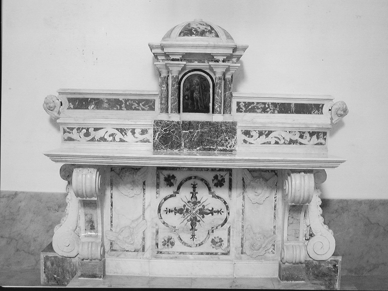 altare, insieme - bottega ligure (sec. XVII)