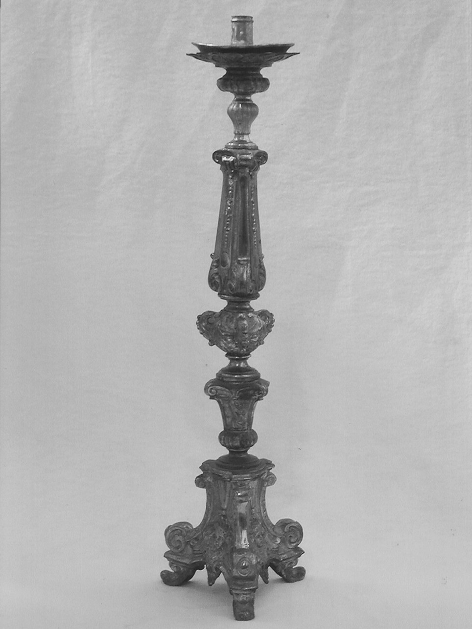 candeliere, serie - bottega ligure (sec. XIX)