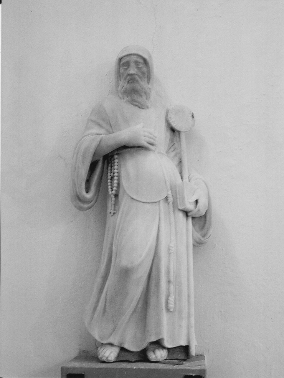 San Francesco di Paola (statua, opera isolata) - bottega ligure (sec. XVII)