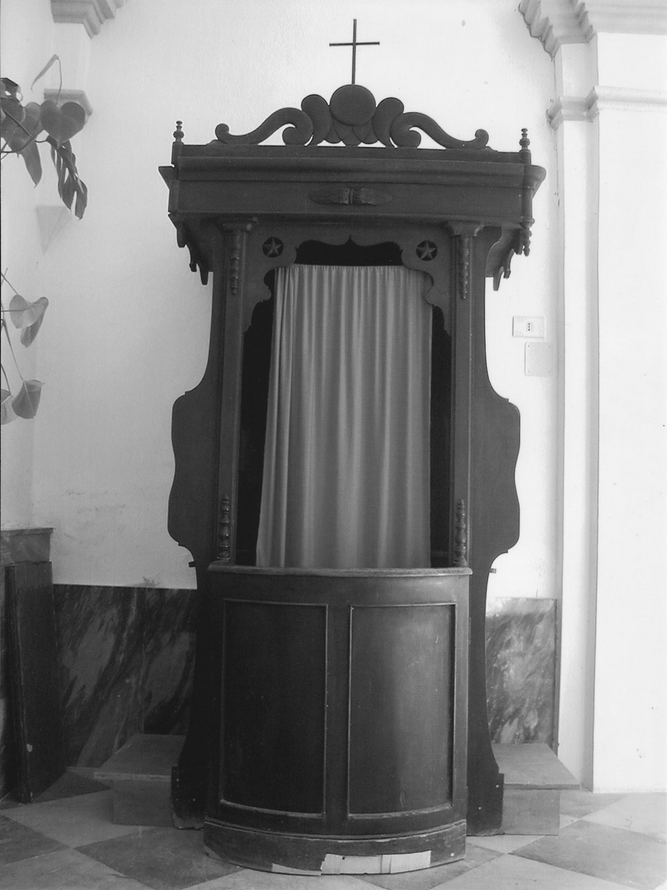 confessionale, opera isolata - bottega ligure (seconda metà sec. XIX)