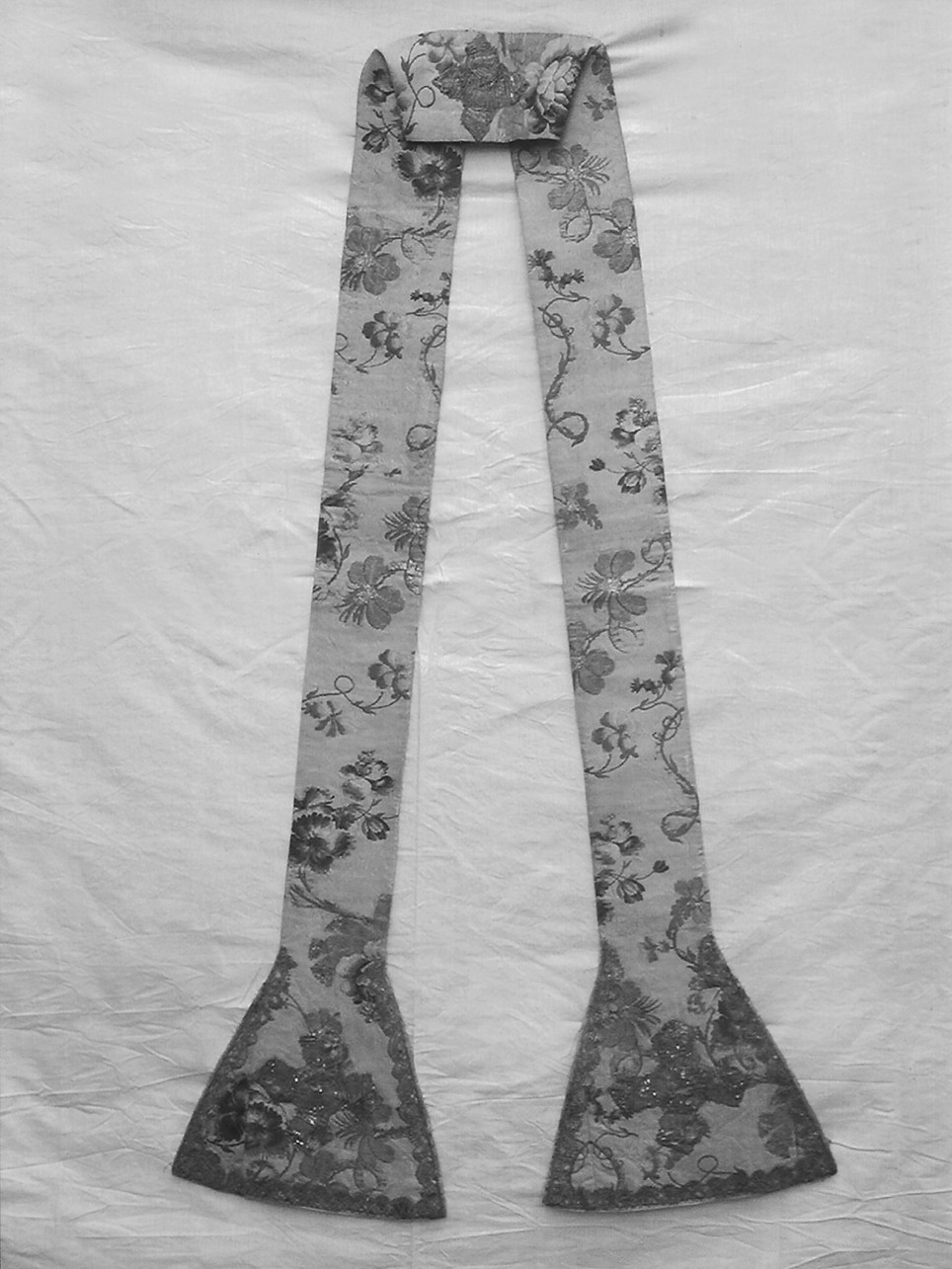 stola, opera isolata - manifattura ligure (seconda metà sec. XVIII)