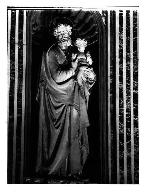 San Giuseppe (statua, opera isolata) di Brilla Antonio (fine sec. XIX)